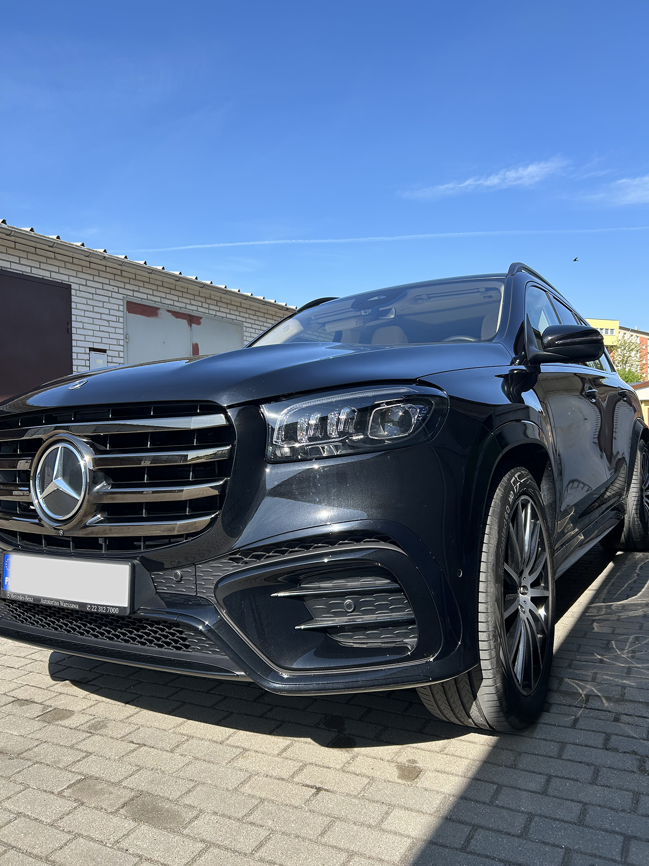 Mercedes GLS - po czyszczeniu